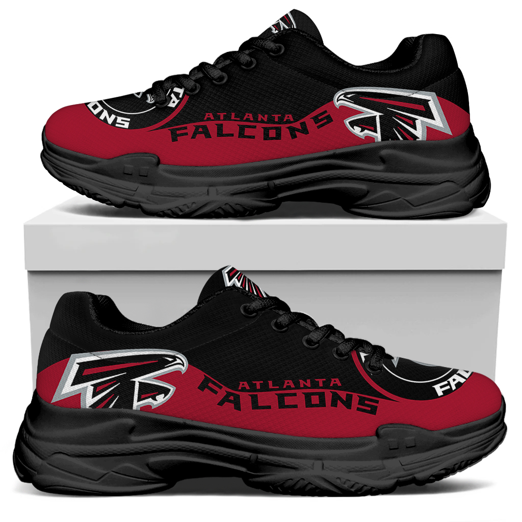 Men's Atlanta Falcons Edition Chunky Sneakers With Line 003